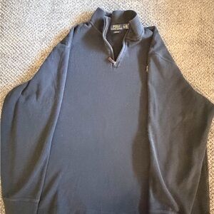 Ralph Lauren Men's Black Zip-Up Sweater